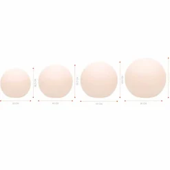 Viadurini Lighting Design Beleuchtung|Designer Stehlampen-Mehrfarbige LED-Stehlampe aus weißem Polyethylen, rundes Design - Globostar