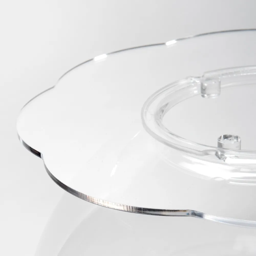 Viadurini Living Moderne Couchtische-Mehrzweck-Containertisch aus transparentem Plexiglas, hergestellt in Italien – Scar