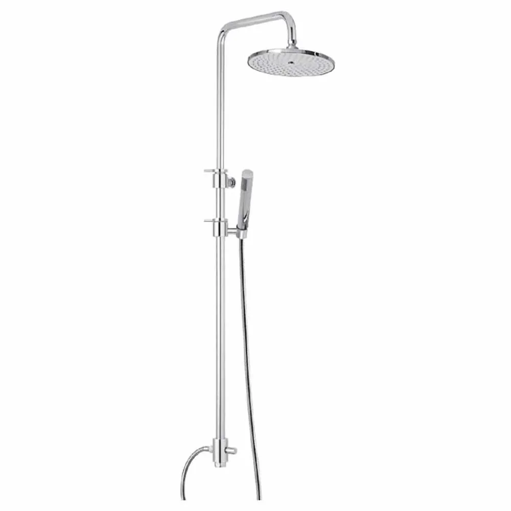 Viadurini Taps Duschsäulen-Messing Duschsäule mit Abs Dusche und Made in Italy Duschkopf - Haube