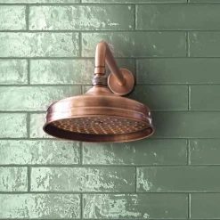 Viadurini Taps Duschköpfe-Messing Single Jet Duschkopf Klassisches Design Made in Italy - Tenco