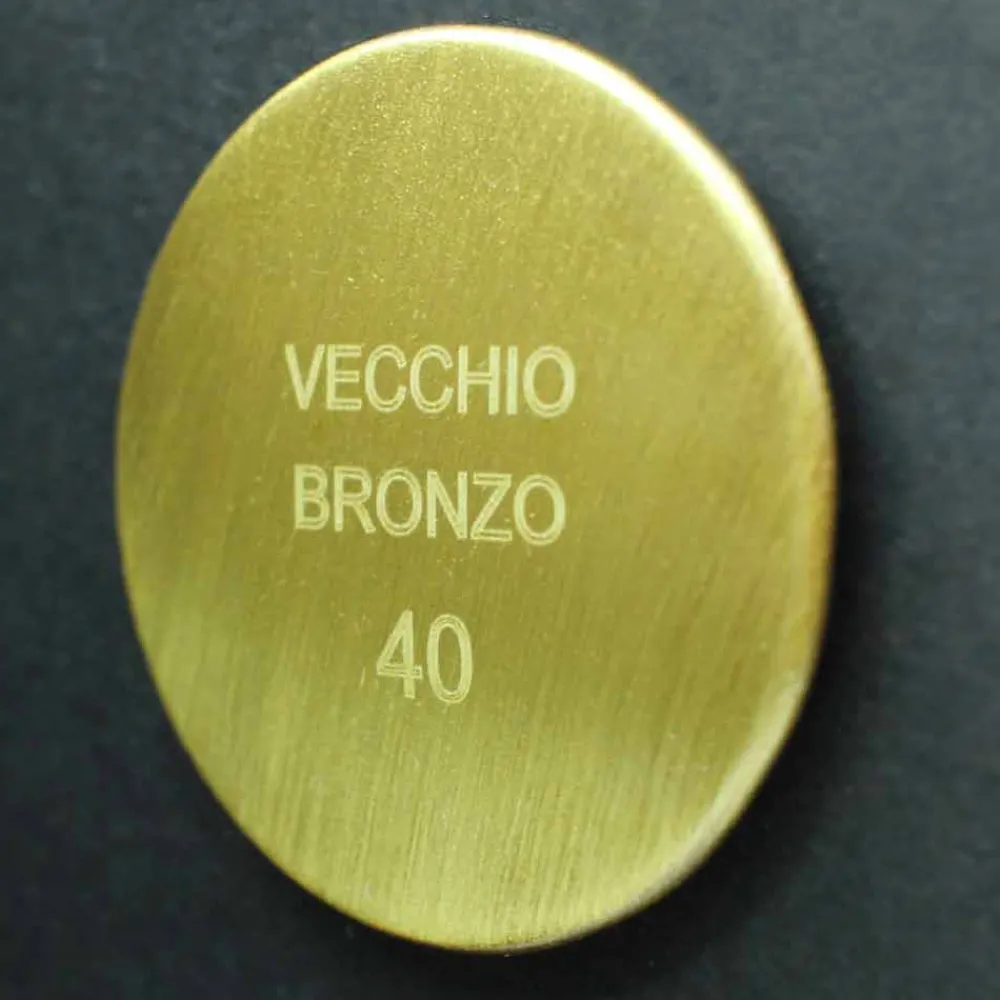 Viadurini Taps Duschsäulen-Messing-Duschsäule mit rundem Duschkopf und Handbrause Made in Italy - Brillo