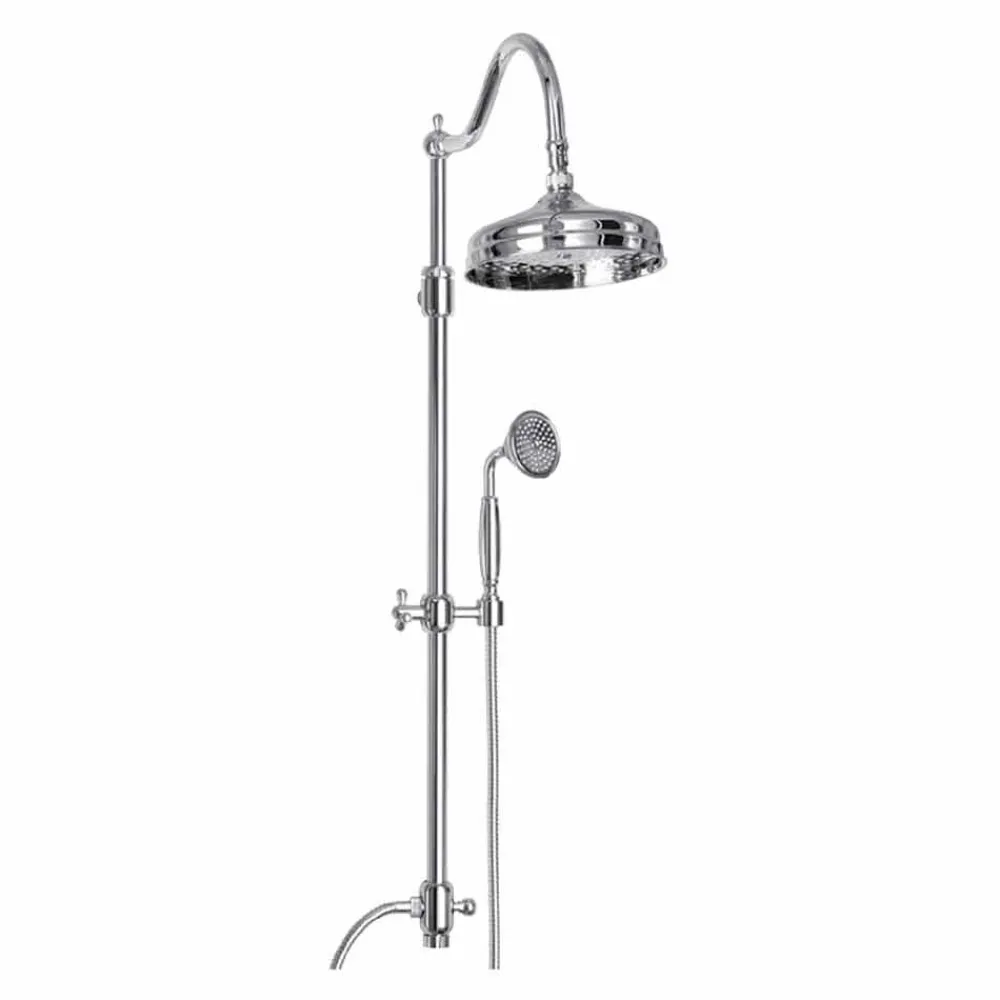 Viadurini Taps Duschsäulen-Messing-Duschsäule ohne Mixer Klassisches Design Made in Italy - Yunda