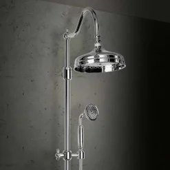 Viadurini Taps Duschsäulen-Messing-Duschsäule ohne Mixer Klassisches Design Made in Italy - Yunda