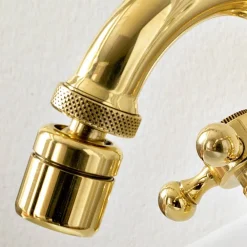 Viadurini Bathroom Bidetarmaturen-Messing-Einloch-Bidetmischer im Vintage-Stil Made in Italy - Ursula