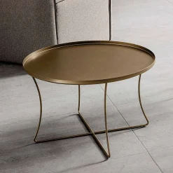 Viadurini Living Moderne Couchtische-Metall Couchtisch mit Behälter Tablett Made in Italy - Numbo