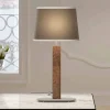 Viadurini Lighting Moderne Tischlampen-Metall Tischlampe mit Stoff Lampenschirm Made in Italy - Jump