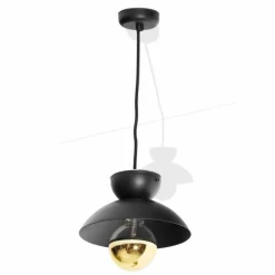 Viadurini Lighting Moderne Pendelleuchten-Metall-Hängelampe mit modernem Golddetail Made in Italy - Valta
