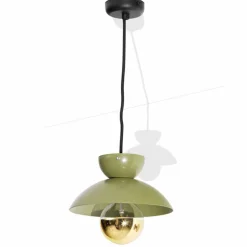 Viadurini Lighting Moderne Pendelleuchten-Metall-Hängelampe mit modernem Golddetail Made in Italy - Valta