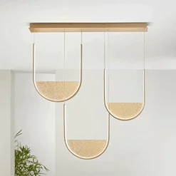 Viadurini Lighting Moderne Kronleuchter-Metall-Kronleuchter mit herausnehmbarem Einsatz aus Granulatglas – Catalpa