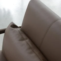 Viadurini Living Moderne Sessel-Metallsessel und Sitz aus Kunstleder, hergestellt in Italien – Minze