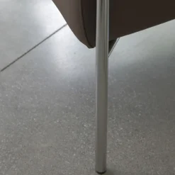 Viadurini Living Moderne Sessel-Metallsessel und Sitz aus Kunstleder, hergestellt in Italien – Minze