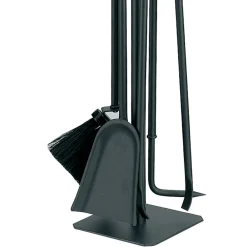 Viadurini Fire Design Kaminbesteck-Minimalistischer Werkzeughalter mit 4 Zubehörteilen, hergestellt in Italien – Leopard