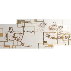 Viadurini Decor Religiöse Bilder-Mit Laser erstelltes Bild, das die Kreation „Made in Italy“ darstellt – Pirucchio