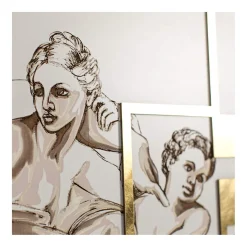 Viadurini Decor Religiöse Bilder-Mit Laser erstelltes Bild, das die Kreation „Made in Italy“ darstellt – Pirucchio