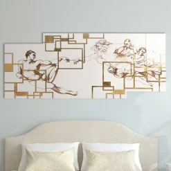 Viadurini Decor Religiöse Bilder-Mit Laser erstelltes Bild, das die Kreation „Made in Italy“ darstellt – Pirucchio