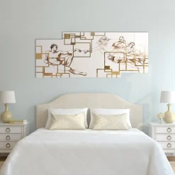 Viadurini Decor Religiöse Bilder-Mit Laser erstelltes Bild, das die Kreation „Made in Italy“ darstellt – Pirucchio