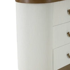 Viadurini Night Design Kommoden-Mit Relieflinien verzierte Holzkommode mit 6 Schubladen - Rachel