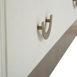 Viadurini Night Design Kommoden-Mit Relieflinien verzierte Holzkommode mit 6 Schubladen - Rachel