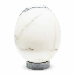 Viadurini Living Deko Artikel Und Wohnaccessoires-Mittleres Eierdekor aus Paonazzo-Marmor Elegantes Design Made in Italy - Olimo