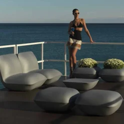 Vondom Gartenideen-Moden Design Outdoor-Hocker Pillow von , aus Polyethylen. 67 x 67 cm