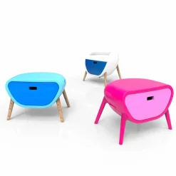 Viadurini Design Nachttische-Moderer Nachttisch Little Gauche Made in Italy