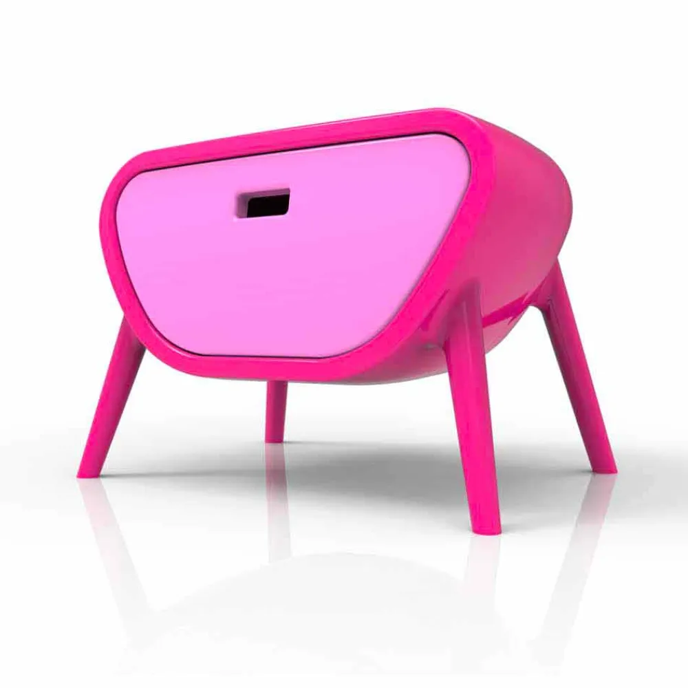 Viadurini Design Nachttische-Moderer Nachttisch Little Gauche Made in Italy