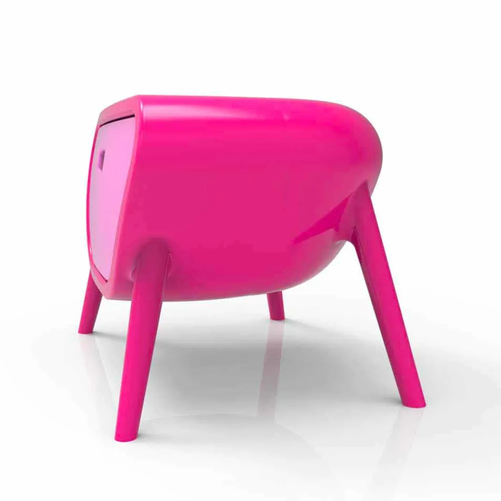 Viadurini Design Nachttische-Moderer Nachttisch Little Gauche Made in Italy