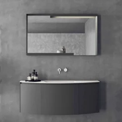 Viadurini Bathroom Badmöbel Hängend-Modern Design Hängende Badezimmermöbel Zusammensetzung - Callisi3