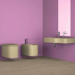 Viadurini Bathroom Keramikwaschbecken-Moderne Arbeitsplatte Spüle in Keramik hergestellt in Italien, Amleto