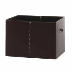 Limac Design Bürozubehör-Moderne Aufbewahrungsbox aus regeneriertem Leder Made in Italy - Gabry