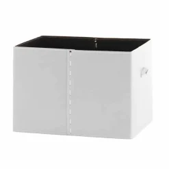 Limac Design Bürozubehör-Moderne Aufbewahrungsbox aus regeneriertem Leder Made in Italy - Gabry