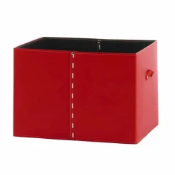 Limac Design Bürozubehör-Moderne Aufbewahrungsbox aus regeneriertem Leder Made in Italy - Gabry