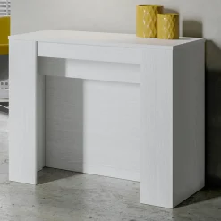 Viadurini Living Ausziehbarer Konsolentisch-Moderne ausziehbare Konsole 296 cm aus Melaminholz, hergestellt in Italien – Ariella