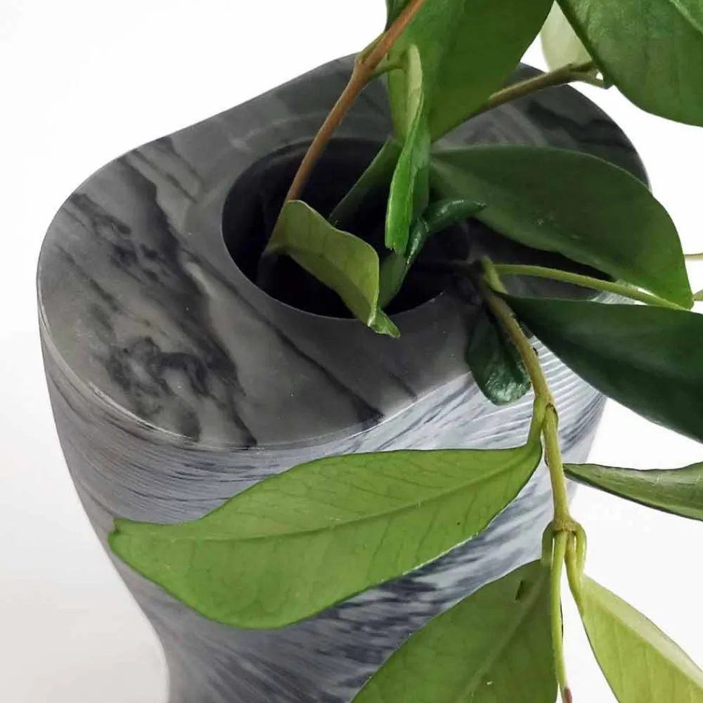 Viadurini Living Deko Vasen-Moderne dekorative Vase aus Bardiglio Fiorito Marmor Made in Italy - Dido