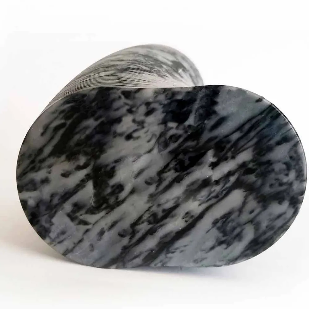 Viadurini Living Deko Vasen-Moderne dekorative Vase aus Bardiglio Fiorito Marmor Made in Italy - Dido