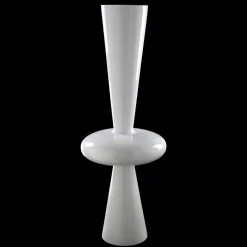 Viadurini Living Deko Vasen-Moderne dekorative Vase aus weißer Keramik, handgefertigt in Italien - Tulipo