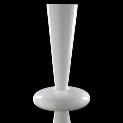 Viadurini Living Deko Vasen-Moderne dekorative Vase aus weißer Keramik, handgefertigt in Italien - Tulipo