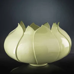 Viadurini Living Deko Vasen-Moderne dekorative Vase aus farbiger Keramik, handgefertigt in Italien - Onyx