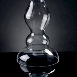 Viadurini Living Deko Vasen-Moderne dekorative Vase aus weißem und transparentem Glas Made in Italy - Vulcano