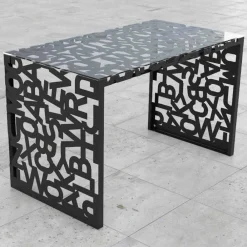 Mabele Design Schreibtische-Moderne Design Schreibtisch Kattedra 160x80x75 , Made in Italy