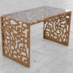 Mabele Design Schreibtische-Moderne Design Schreibtisch Kattedra 160x80x75 , Made in Italy