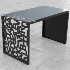 Mabele Design Schreibtische-Moderne Design Schreibtisch Kattedra 160x80x75 , Made in Italy