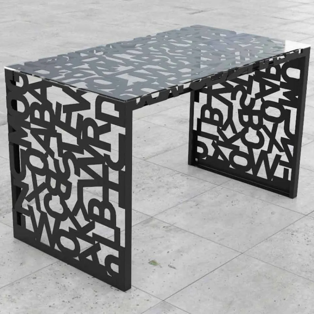 Mabele Design Schreibtische-Moderne Design Schreibtisch Kattedra 120x65x75 , Made in Italy