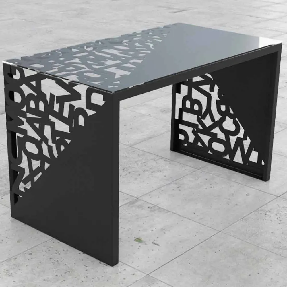 Mabele Design Schreibtische-Moderne Design Schreibtisch Kattedra 120x65x75 , Made in Italy