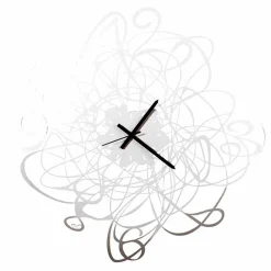 Viadurini Time Design Wanduhren-Moderne Design Wanduhr aus Eisen in schwarz oder weiß Made in Italy - Baldo