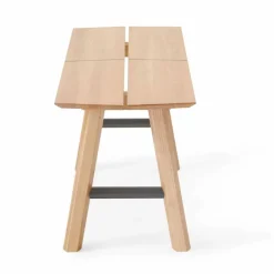 Viadurini Living Moderne Wohnzimmerbank-Moderne Designbank aus Eschenholz mit furniertem Sitz - Andria