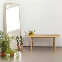 Viadurini Living Moderne Wohnzimmerbank-Moderne Designbank aus Eschenholz mit furniertem Sitz - Andria