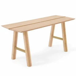 Viadurini Living Moderne Wohnzimmerbank-Moderne Designbank aus Eschenholz mit furniertem Sitz - Andria