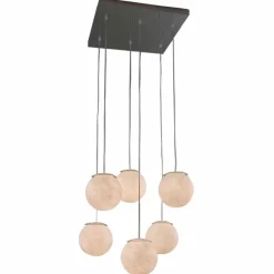 In-es.artdesign Moderne Kronleuchter-Moderne Design-Lüster Sei Lune aus Nebulit