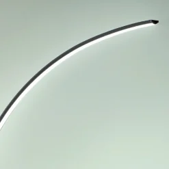 Viadurini Lighting Moderne Stehlampen-Moderne dimmbare LED-Stehlampe aus schwarzem, goldenem oder weißem Metall - Gondola